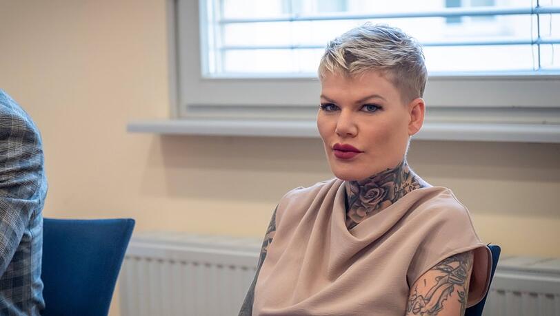 Melanie M&uuml;ller war zur Urteilsverk&uuml;ndung pers&ouml;nlich vor Gericht erschienen.