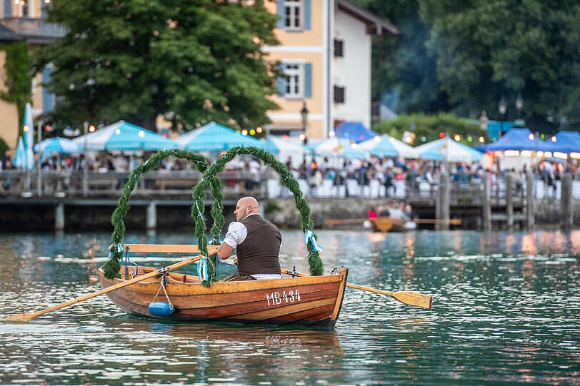 Sommerliche Stimmung beim Seefest.