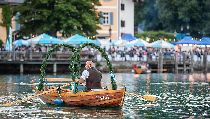 Sommerliche Stimmung beim Seefest.