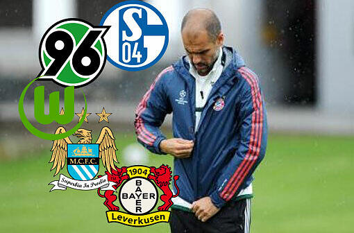 Warm anziehen? Pep Guardiola, Bayerns Trainer, stehen harte Prüfungen bevor.