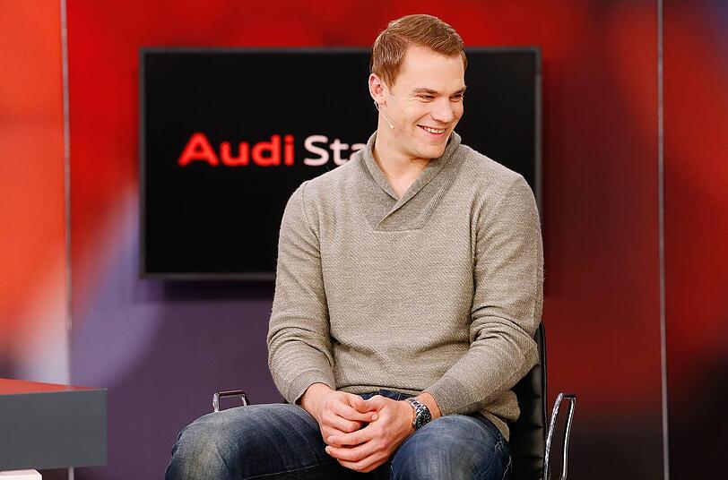 Manuel Neuer vom FC Bayern München zu Gast beim Audi Star Talk.