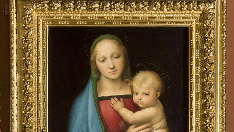 Die "Madonna del Granduca" (1506). Die "Madonna del Granduca" (1506).