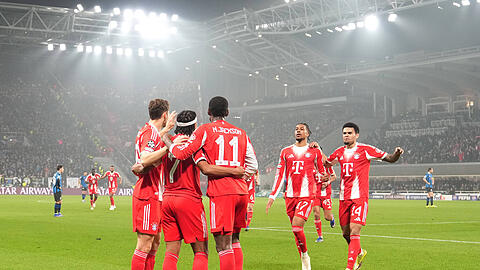 Der FC Bayern gewinnt gegen Atalanta Bergamo mit 6:1,