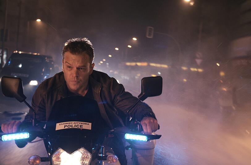 Auf der Flucht &ndash; und auf der Jagd, auf jeden Fall immer schnell: Jason Bourne.