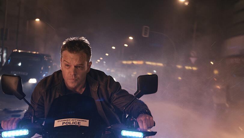 Auf der Flucht – und auf der Jagd, auf jeden Fall immer schnell: Jason Bourne. Auf der Flucht – und auf der Jagd, auf jeden Fall immer schnell: Jason Bourne.