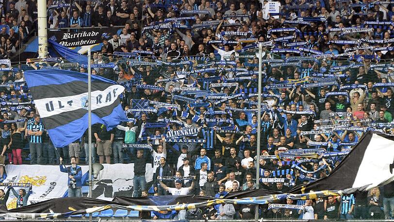 Die Ultras von Waldhof Mannheim werden am Montag knapp 20 Minuten lang schweigen.