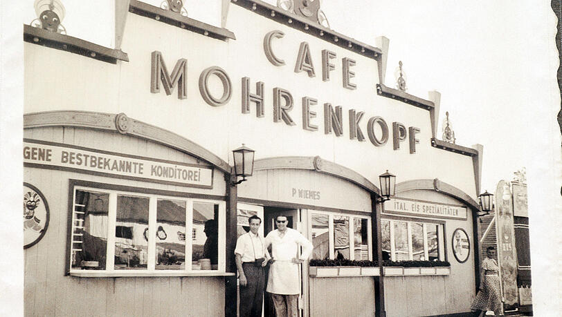So sah das Café Mohrenkopf anno dazumal aus. Im Bild Paul Wiemes. So sah das Café Mohrenkopf anno dazumal aus. Im Bild Paul Wiemes.