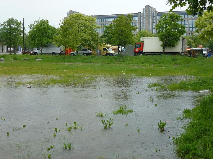 Neuperlach hat sogar einen kleinen See...