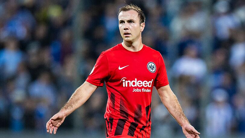 Mario Götze während einer Partie.