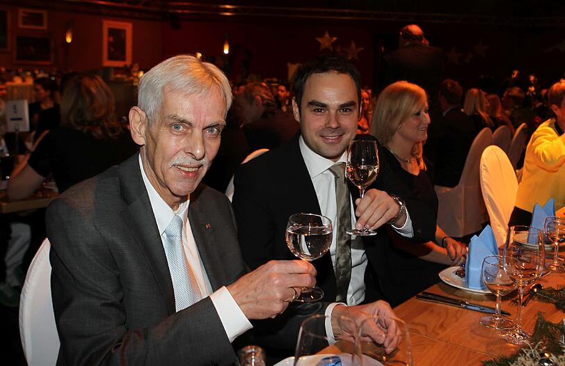Derzeit schwer beschäftigt: Dieter Schneider und Robert Schäfer.