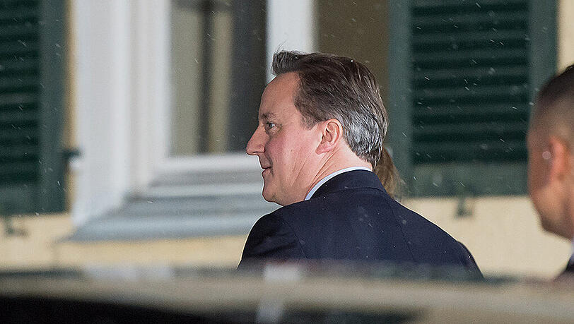 Ankunft des britischen Premierministers David Cameron am Mittwochabend bei der Klausurtagung der CSU-Landesgruppe in Wildbad Kreuth. Ankunft des britischen Premierministers David Cameron am Mittwochabend bei der Klausurtagung der CSU-Landesgruppe in Wildbad Kreuth.