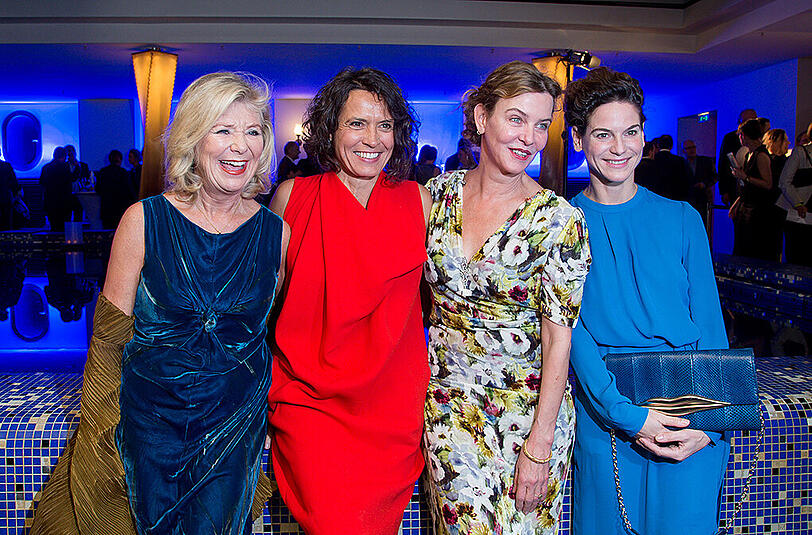 Die Schauspielerinnen Jutta Speidel, Ulrike Folkerts, Margarita Broich und Bibiane Beglau (v.l.).