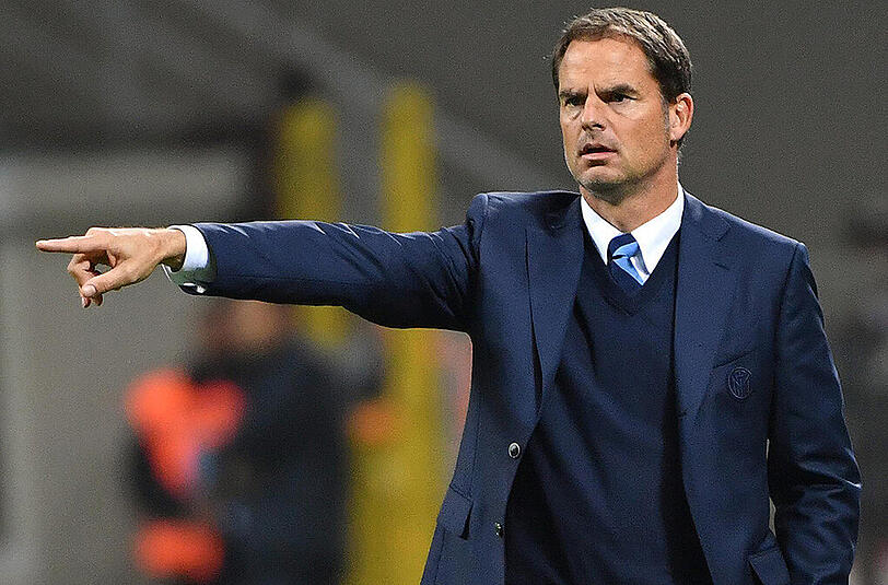 Frank De Boer hatte mit großen Hoffnungen den Cheftrainerposten bei Inter zwei Wochen vor dem Saisonstart als Nachfolger von Roberto Mancini angetreten.