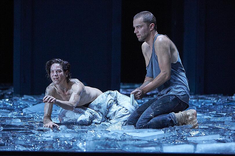 Bibiana Beglau in "Phädras Nacht" im Residenztheater.