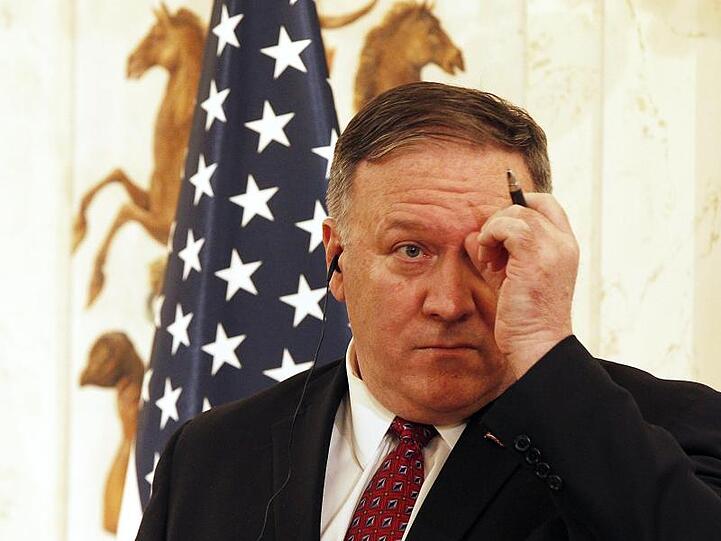 US-Außenminister Mike Pompeo bei einer Pressekonferenz in Warschau.