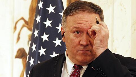 US-Außenminister Mike Pompeo bei einer Pressekonferenz in Warschau.