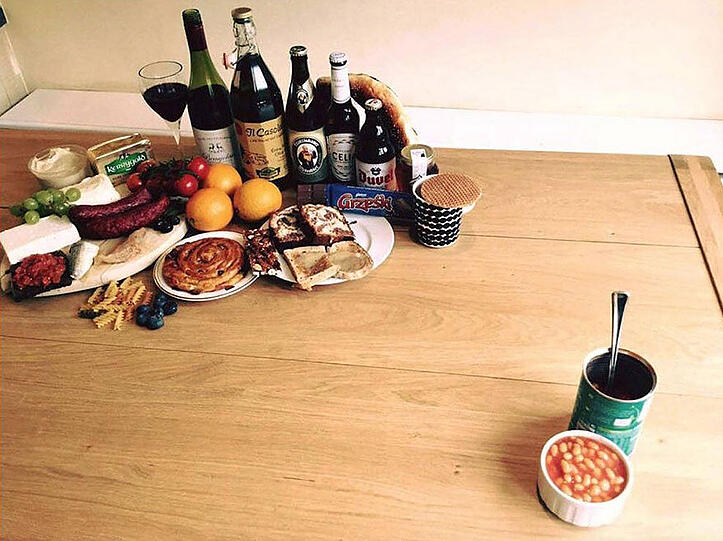 Ziemlich mager sieht hier die zukünftige Speisekarte der Briten aus.
