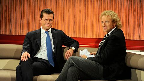 Karl Theodor von und zu Guttenberg und Thomas Gottschalk