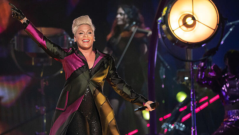 Sängerin Pink begeistert derzeit auf ihrer Tournee auch deutsche Fans Sängerin Pink begeistert derzeit auf ihrer Tournee auch deutsche Fans