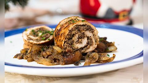 Diese Putenroulade ist eine gute Braten-Alternative f&uuml;r Weihnachten.