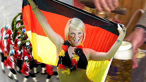 Schwarz-Rot-Gold: Das Public Viewing zur EM verwandelt München wieder in einer Party-Stadt.