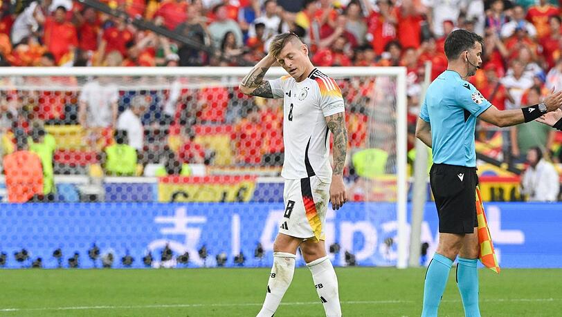 Großer Kampf gegen die Spanier: Toni Kroos.