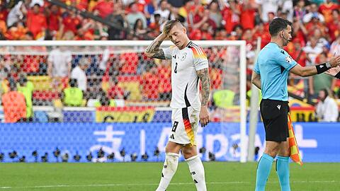 Großer Kampf gegen die Spanier: Toni Kroos.
