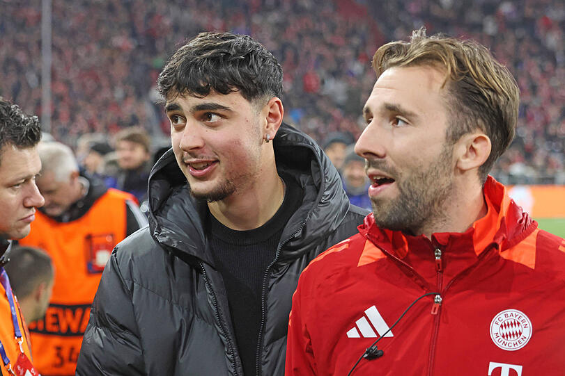 FC-Bayern-Youngster Aleksandar Pavlovic könnte schon bald wieder auf dem Platz stehen.