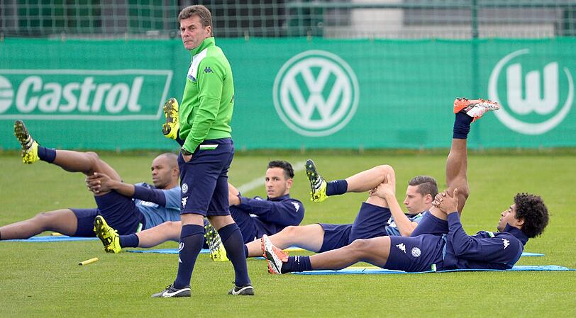 Dante bei seinem ersten Training mit dem VfL Wolfsburg.