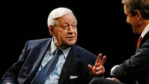Keinesfalls altersschwach: Helmut Schmidt.