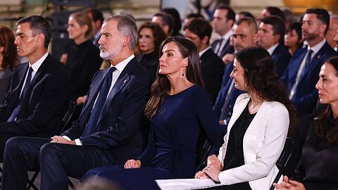Spaniens König Felipe VI. sprach in seiner Rede von dem immensen Schmerz über den Tod von insgesamt 237 Menschen.