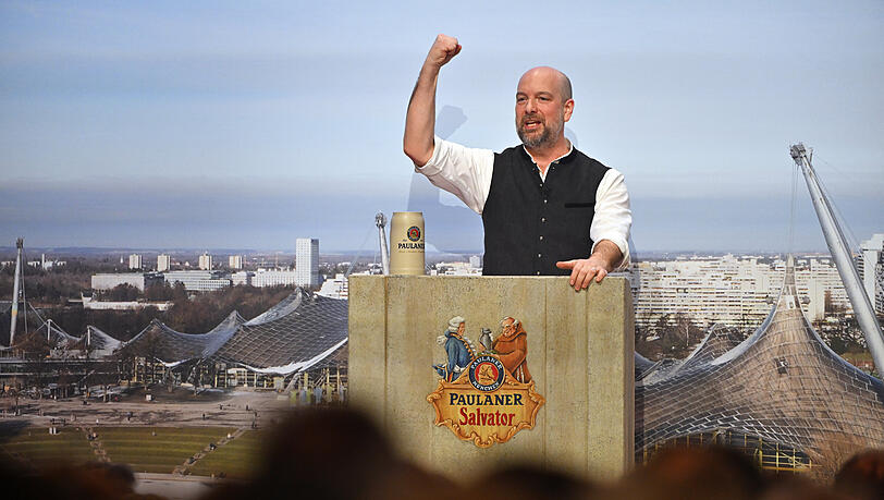 Kabarettist Stephan Zinner feierte als Fastenprediger heuer sein Debüt am Nockherberg. Kabarettist Stephan Zinner feierte als Fastenprediger heuer sein Debüt am Nockherberg.