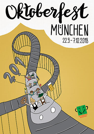 Oktoberfest-Plakat-Entwurf.