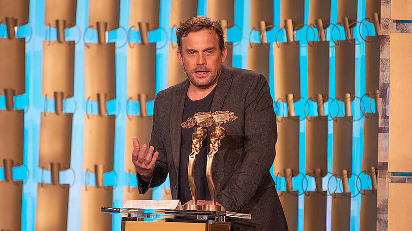 Schauspieler Sebastian Bezzel beim Bayerischen Kabarettpreis