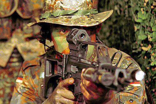 Ein Sturmgewehr vom Typ G36 Heckler&Koch.