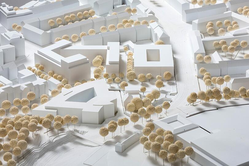 1. Platz: Das Modell für das Teilgebiet an der Ohlmüllerstraße.
