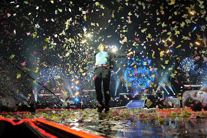 Sehen Sie hier noch mehr Bilder vom Coldplay-Konzert in München.