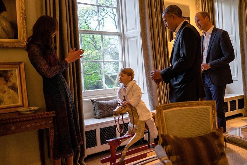 Der kleine George feiert seinen dritten Geburtstag. Die süßesten Bilder des Prinzen.