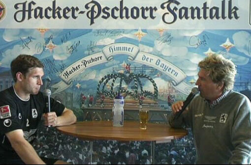 Moritz Volz und Stefan Schneider im Hacker Pschorr-Fantalk