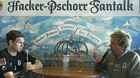Moritz Volz und Stefan Schneider im Hacker Pschorr-Fantalk