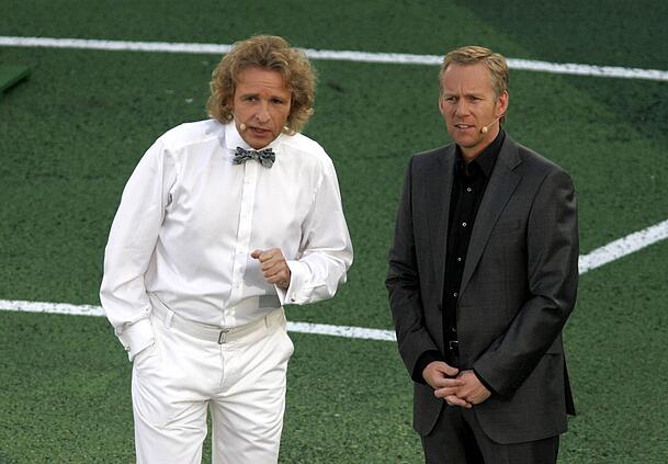 Aufnahme aus 2006: Thomas Gottschalk und Johannes B. Kerner schätzen einander – selbst wenn sie nicht immer einer Meinung sind.