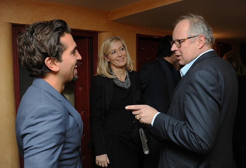 Elyas M'Barek (li.) mit Judith und Axel Milberg.