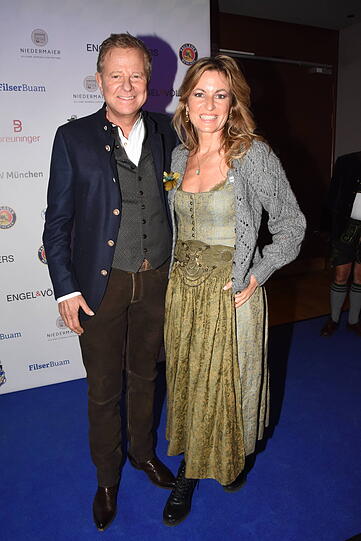 Herzchirurg R&uuml;diger Lange und Schauspielerin Thamara Barth.