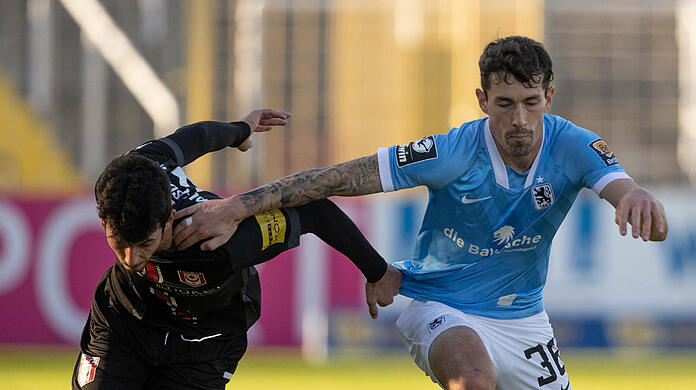 Auf Phillipp Steinhart und den TSV 1860 wartet ein kampfbetontes Spiel am Samstag.