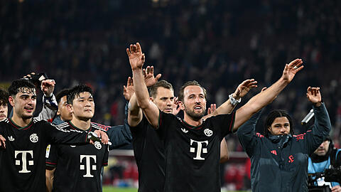 Die Kompany-Bayern um Tormaschine Harry Kane eilen in dieser Saison von Sieg zu Sieg.