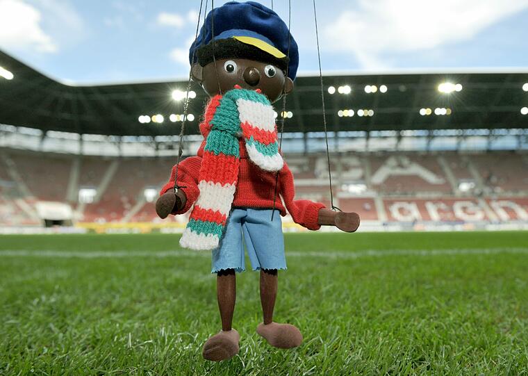 Eine der bekanntesten Marionetten der Augsburger Puppenkiste: Jim Knopf.
