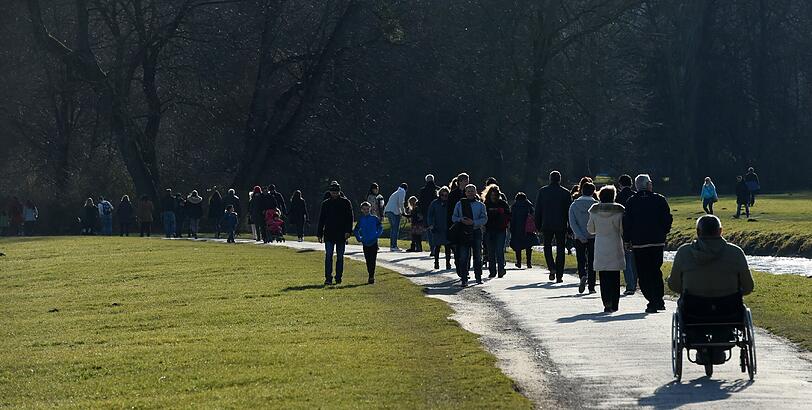Frühlingshafte Temperaturen am 1. Weihnachtsfeiertag in München.