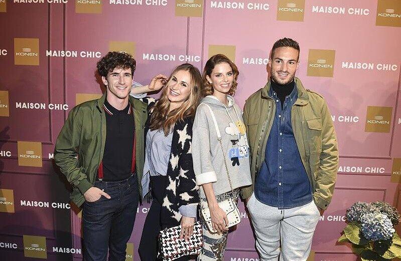 Gewinner des Konen-Model-Contests: Fabian Schild, Katrin Biller, Veronica Kiriak und Philipp Maric