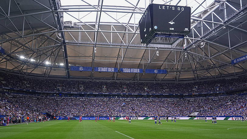 Für die gute Stimmung bekannt: Die Fans von Schalke 04. Für die gute Stimmung bekannt: Die Fans von Schalke 04.