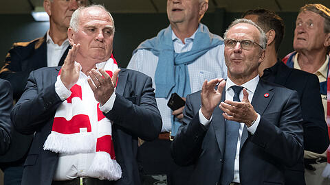 Meinungsstarke Bayern-Bosse: Uli Hoeneß (li.) und Karl-Heinz Rummenigge.